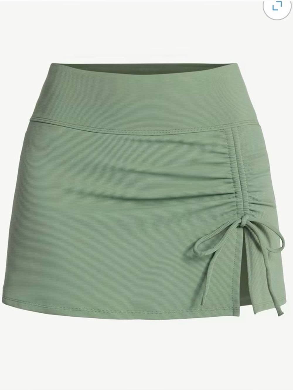 NWT Time And Tru Mid-Rise Swim Skirt Bottoms Women’s 3X Olive Green